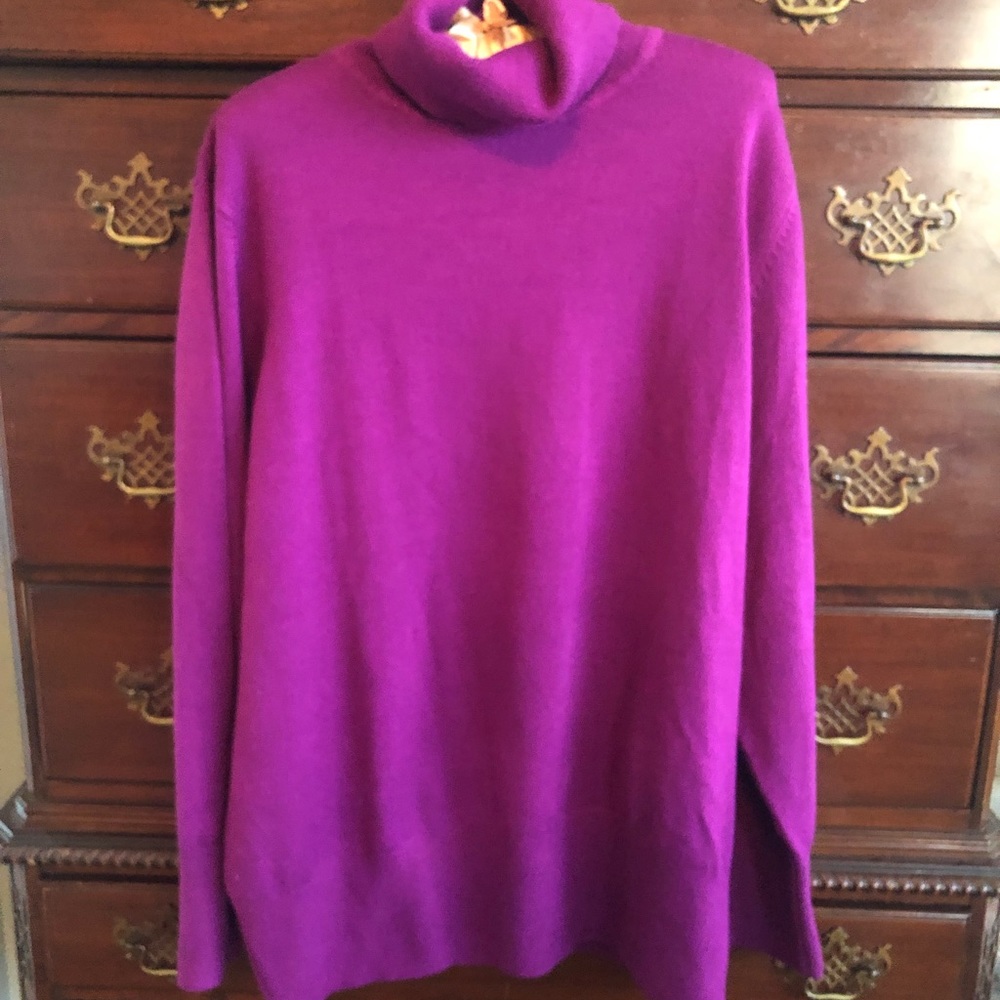 JM Collection Woman sweater turtleneck plus size